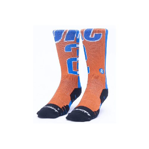 Scrimmage Calzini unisex Scrimmage basket Jersey Shai Orange-Sky blue Taglia M (39-44)