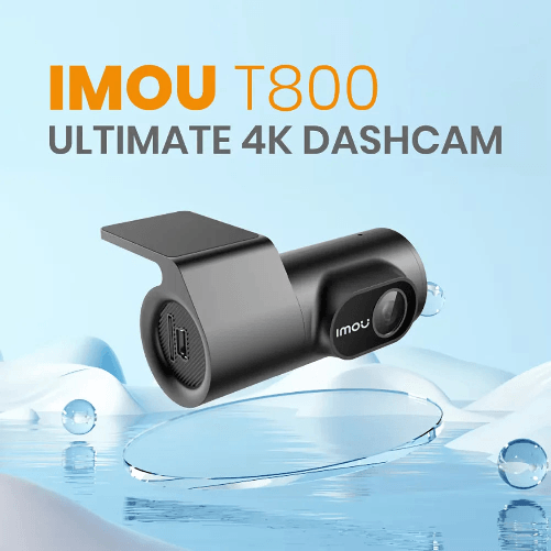 Imou t800 videocamera per auto 4k 136° hdr wi-fi con app - dash cam automobile