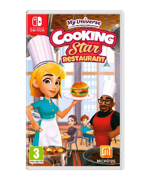 Microids my universe: cooking star restaurant - videogioco gestione ristorante nintendo switch
