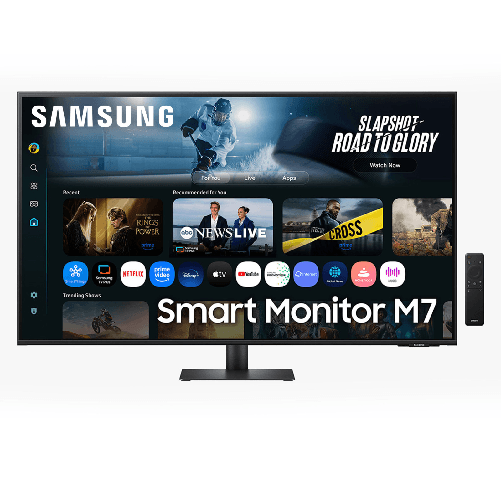 Samsung monitor smart m70f 43" uhd 4k hdr10 lcd wifi bluetooth 5.2 nero