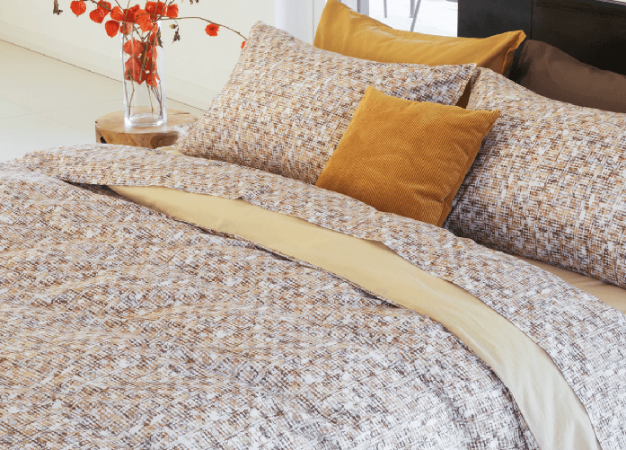 Completo Lenzuola Letto In Cotone Modello Les Uniques Dis. 2503