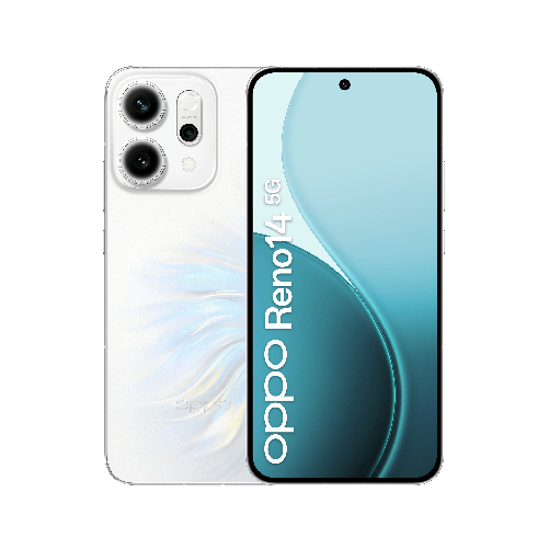 OPPO 14 5G Reno14 5G 16,7 cm (6.59") Doppia SIM Android 15 USB tipo-C 12 GB 512 GB 6000 mAh Bianco Oppo reno 14 5g 512 white - RENO145WH