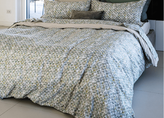 Copripiumino Doubleface In 100% Cotone Modello Les Uniques Dis. 2503