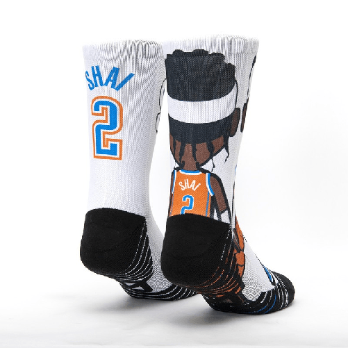 Calzini unisex Scrimmage basket Shai White