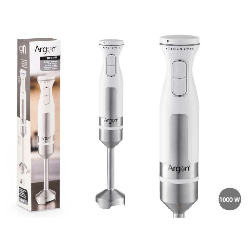 Argon Frullatore ad Immersione Argon SW-2317-WH Bianco Acciaio 1000 W