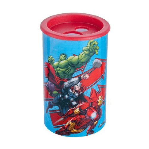 Temperamatite Rotondo A 2 Fori Avengers Con Serbatoio Per Scuola Casa Bambini 961167 -