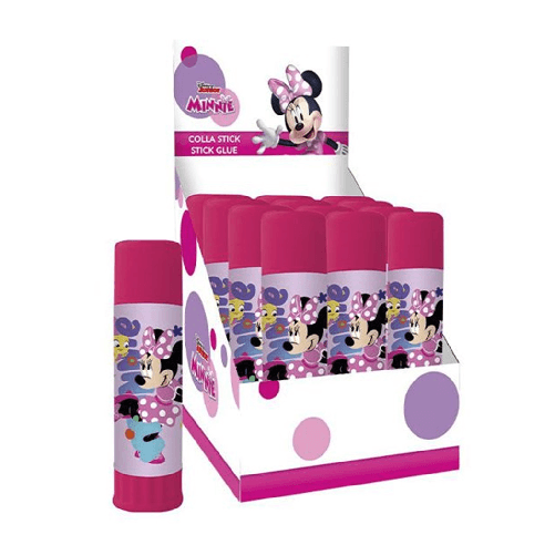 Set 12 Pz Colla Stick Da 25gr Grafica Minnie Per Scuola Regali Feste Bambine 964533 -