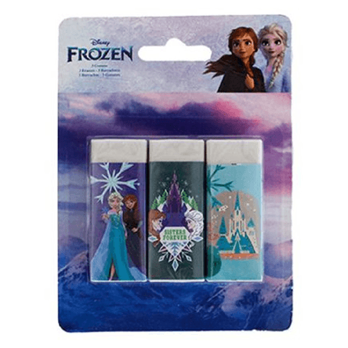 Set 3 Pz Gomme Per Cancellare Frozen Cancelleria Per Scuola Regalo Festa Bambine 961051 -