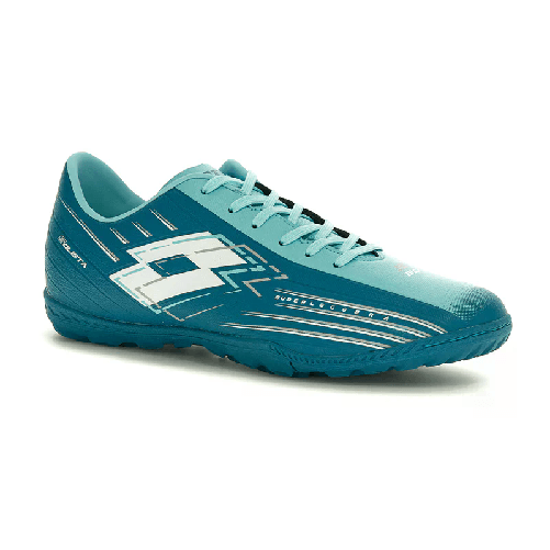 SCARPE UOMO LOTTO CALCIO 5 CALCETTO SOLISTA 700 VII TF 219753 AUG ORIGINALPE2025 43 Blu SCARPE UOMO LOTTO CALCIO 5 CALCETTO SOLISTA 700 VII TF 219753