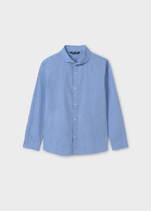 MAYORAL CAMICIA CAMICIE RAGAZZO MAYORAL 6142 06142 56 CELESTE ORIGINALE PE 2025 Taglia 14 anni,Colore Blu