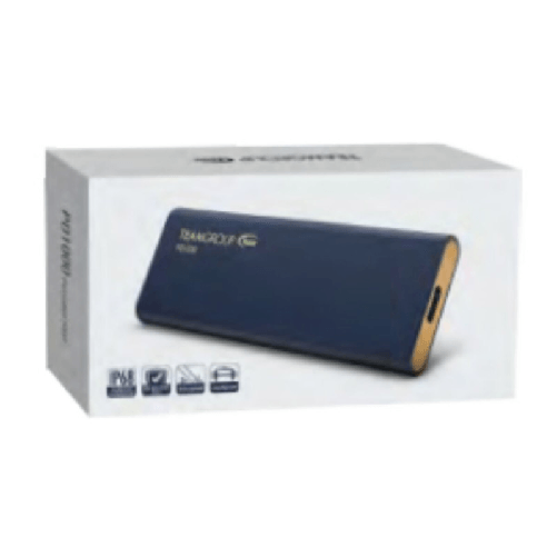 Team Group Hard Disk Esterno Team Group PD1000 Blu Marino Conchiglia SSD 512 GB SSD