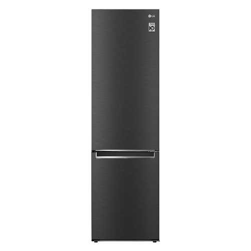 Lg gbb72mcvbn frigorifero combinato nero no frost metalfresh wine rack 384l