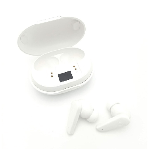 ELBE ABTWS-005-B cuffia e auricolare True Wireless Stereo (TWS) In-ear MUSICA USB tipo-C Bluetooth Bianco Auricolari ELBE ABTWS005B Bianco