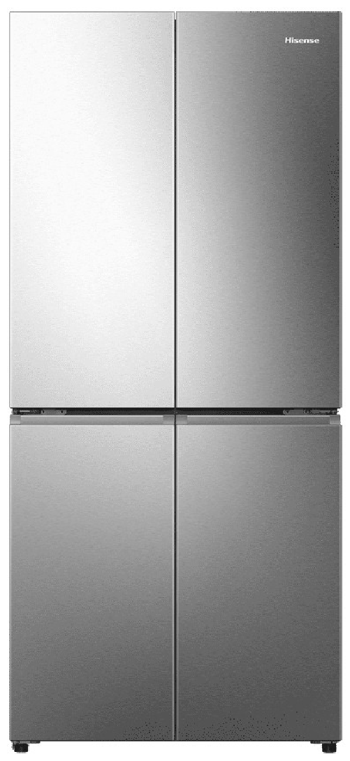 Hisense RQ5P470SEIE frigorifero side-by-side Libera installazione 499 L E Acciaio inox Hisense rq5p470seie frigorifero 4 porte libera installazione no