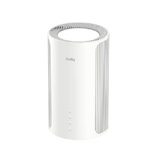 Cudy Router AX3000 WiFi 6 5G Nr - 3 Porte - Velocità fino a 1000Mbps - 1 Slot Nano SIM - Antenne Interne - 1 Slot Nano SIM - Colore Bianco