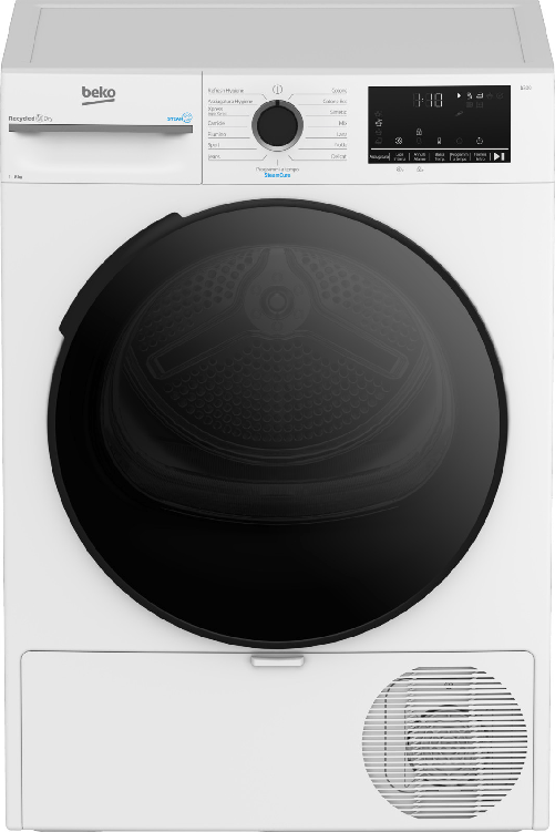 Beko Incasso Beko BMURT481BI_IT: Asciugatrice 8kg, Classe C a Pompa di Calore Beko bmurt481bi-it asciugatrice pompa di calore 8kg classe c motore pros