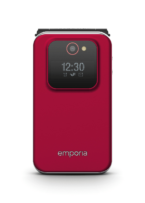 Emporia Telecom Emporia joy lte rosso telefono per anziani 2.8 pollici dual sim resistente Emporia joy lte rosso telefono per anziani 2.8 pollici dual