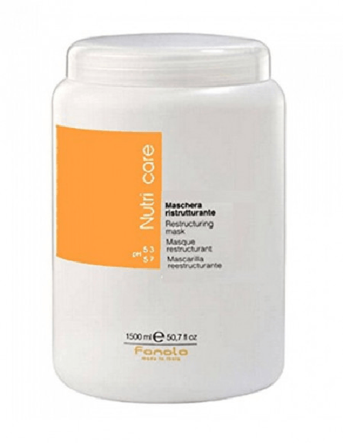 Fanola Nutri Care Restructuring 1500ml maschera per capelli Unisex