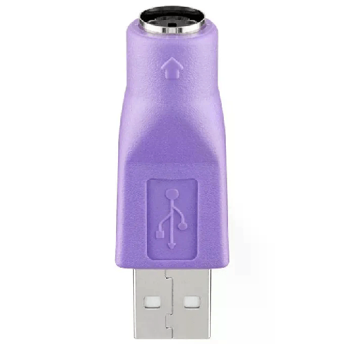 Microconnect Goobay 68918 adattatore per inversione del genere dei cavi USB Type-A PS/2 Viola Goobay 68918 adattatore per inversione del genere dei ca
