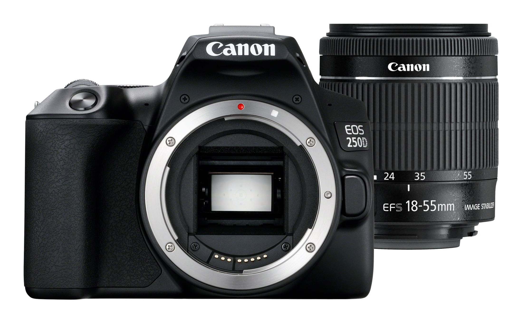 Canon EOS 250D+EF-S 18-55mm Kit fotocamere SLR 24,1 MP CMOS 6000 x 4000 Pixel Nero