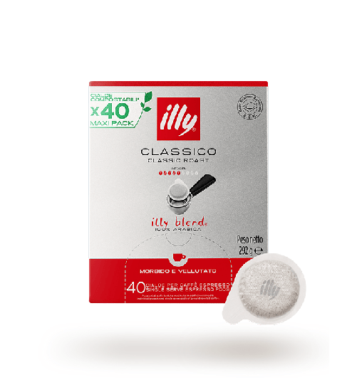 Illy 40 Caffè in Cialde Monodose E.S.E. Tostato CLASSICO