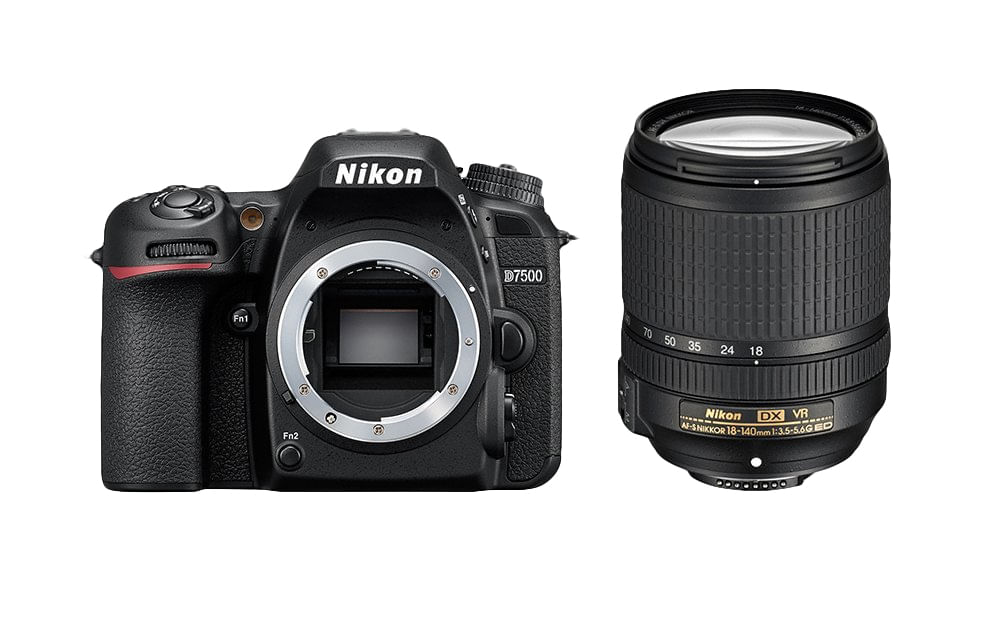 Nikon D7500 + AF-S DX NIKKOR 18-140 VR Kit fotocamere SLR 20,9 MP CMOS 5568 x 3712 Pixel Nero