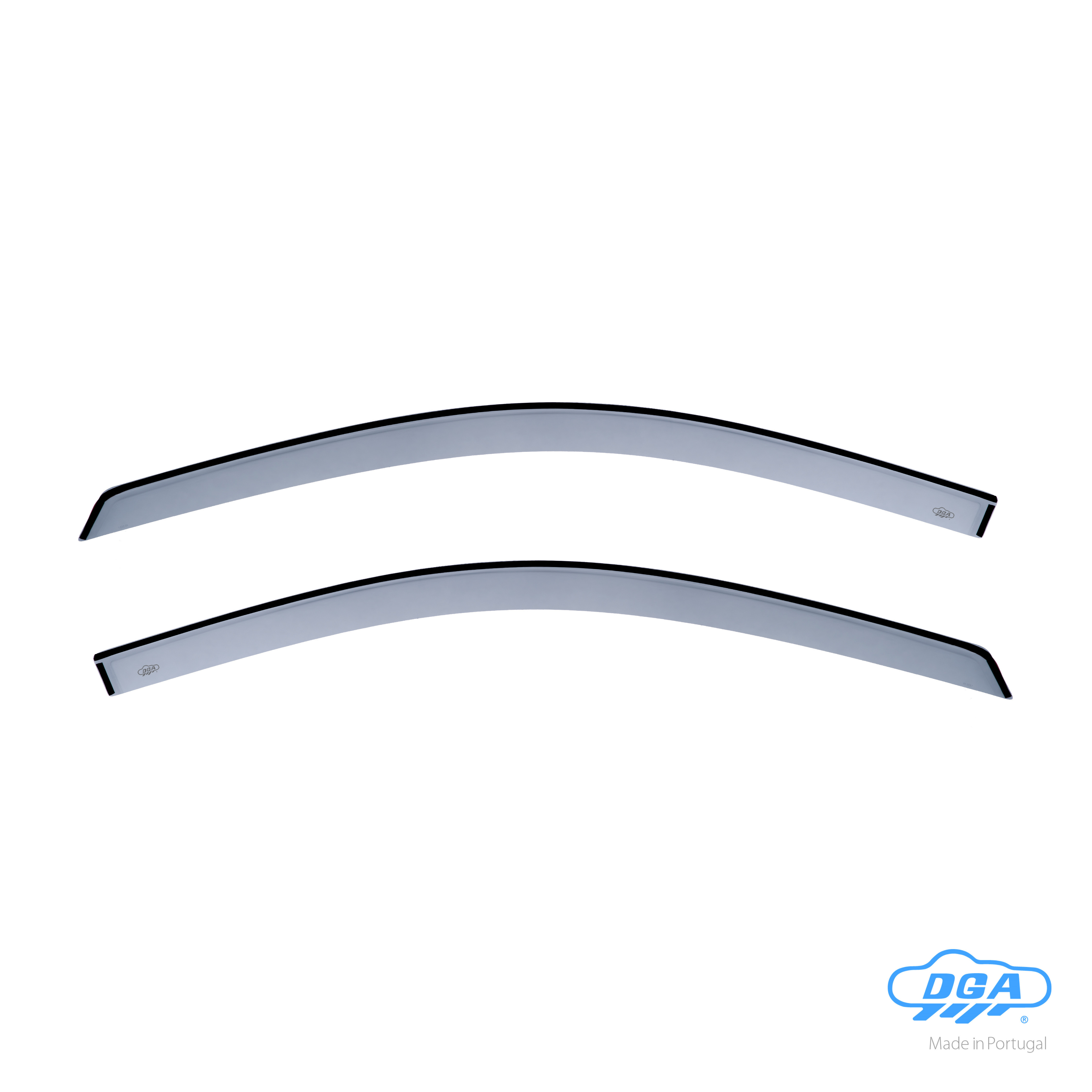Dga Set deflettori aria anteriori adesivi - compatibile per Audi A3 3p (05/03>08/12) Lampa DGA102009 parte esterna e accessorio del veicolo