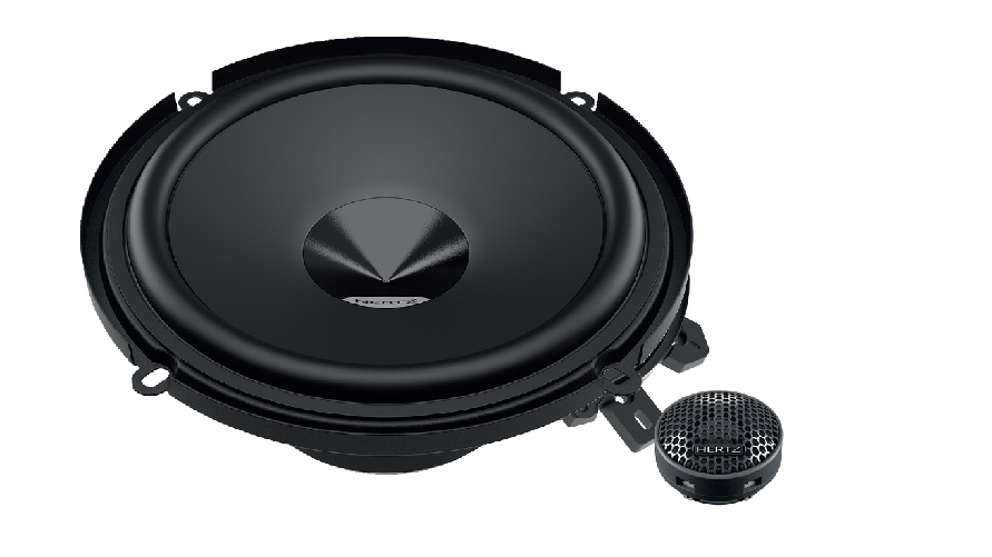 Hertz DSK 160.3 - Kit altoparlanti per auto due vie woofer 160mm + Tweeter 24mm 160W Peak Power Hertz DSK 160.3 altoparlante auto Rotondo 2-vie 160 W
