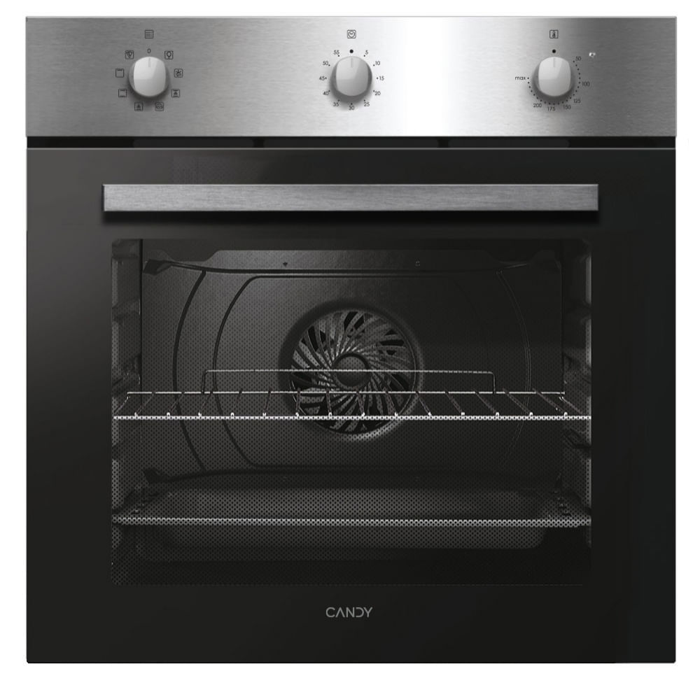 Candy, Forno Elettrico Ventilato, 65 Litri, Acciaio Inox, FIDC X602-CA Candy Idea FIDC X602/CA 65 L Acciaio inox