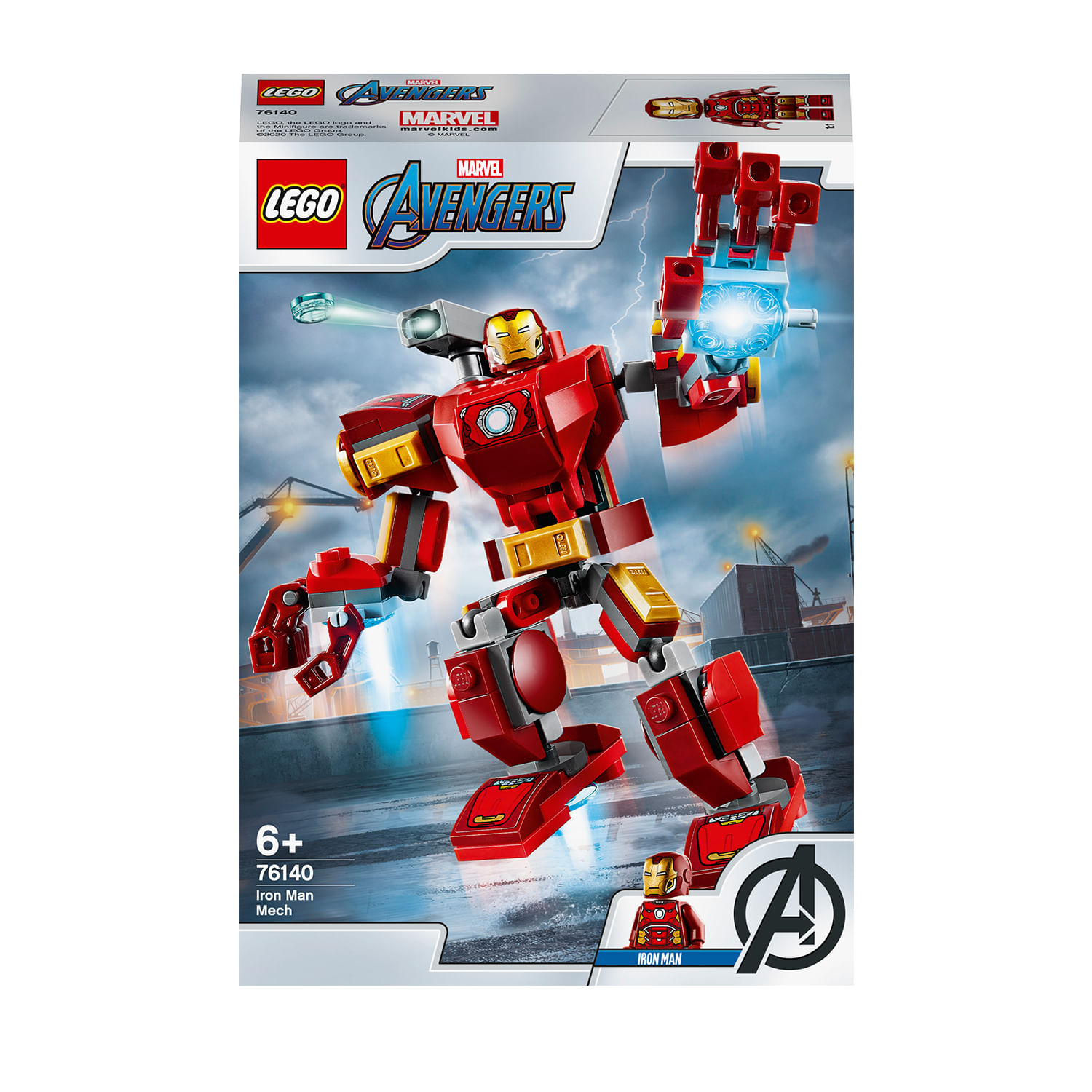 Lego Mech Iron Man - Lego Marvel Super Heroes 76140
