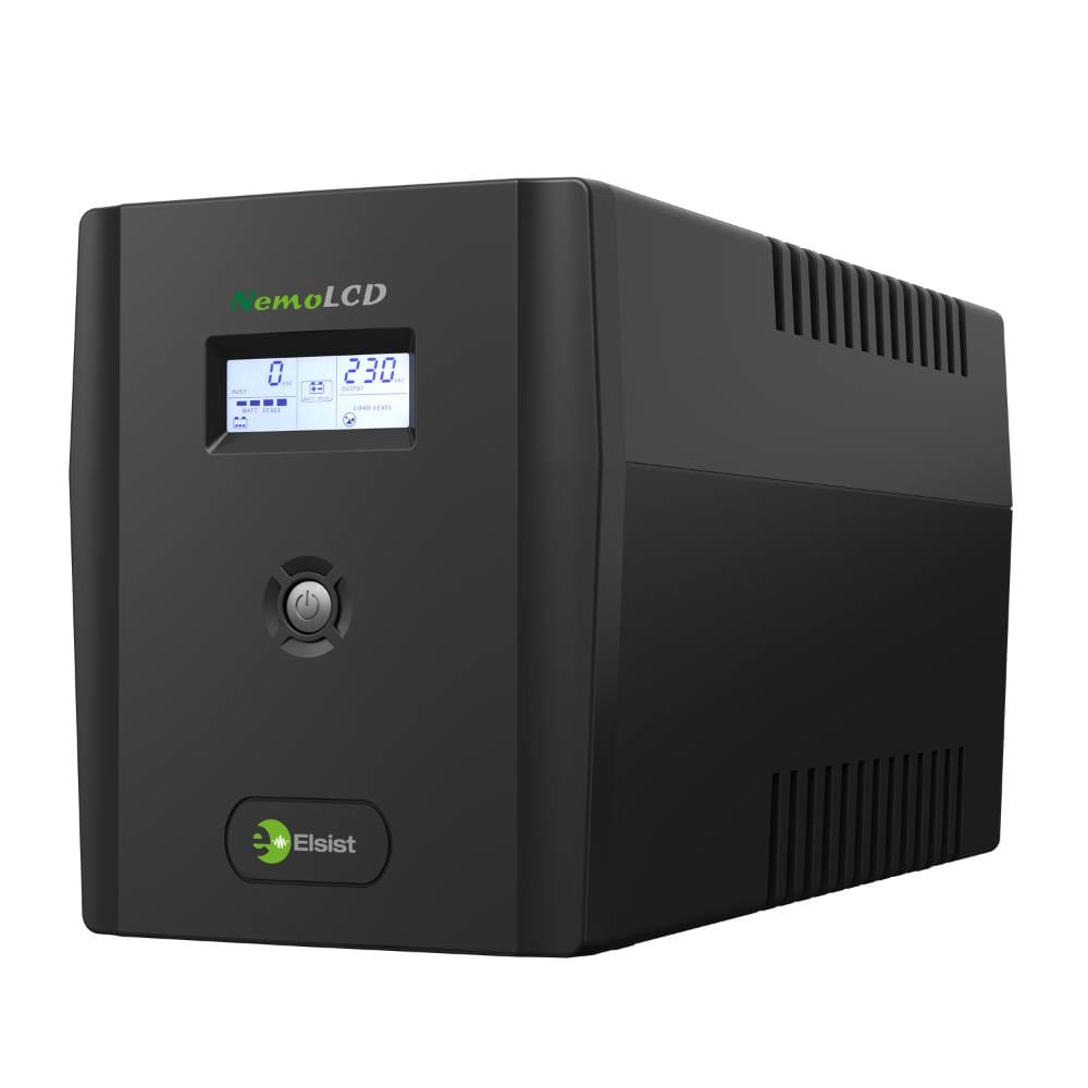 Naicon Elsist NemoLCD 160 gruppo di continuità (UPS) A linea interattiva 1,6 kVA 600 W 4 presa(e) AC Nemolcd - line interactive 1600 va - EL-NEMOLCD 1