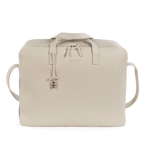 Pasito a Pasito Valigia in Ecopelle con Tracolla ICON CREAM Pasito a Pasito Suitcase Icon Cream