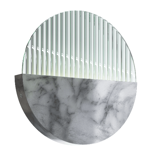 Maytoni Applique Contemporanea Jupiter Metallo Marmo 1 Luce 6W Maytoni MOD320WL-L13MR3K illuminazione da parete LED