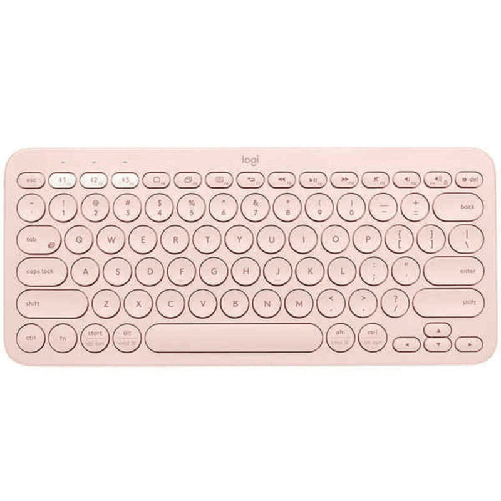 Logitech K380 Multi-Device tastiera Bluetooth QWERTY Spagnolo Rosa Logitech K380 Multi-Device