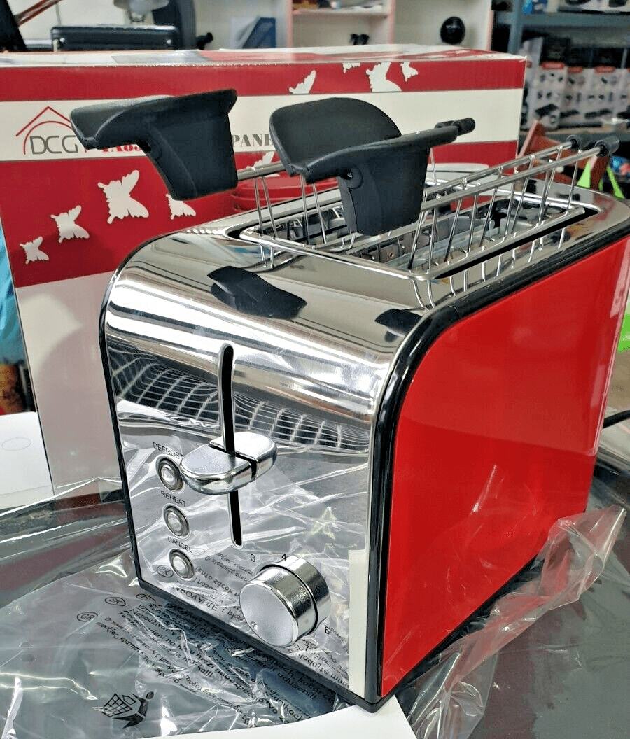 Dcg Tostapane 2 Pinze Acciaio Inox – Tosta, Riscalda, Scongela - Toast Farciti DCG DCG Eltronic Tostapane TA 8360