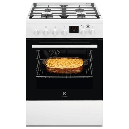 Electrolux LKK640200W Cucina Elettrico Gas Bianco A Electrolux LKK640200W Cucina Elettrico Gas Bianco