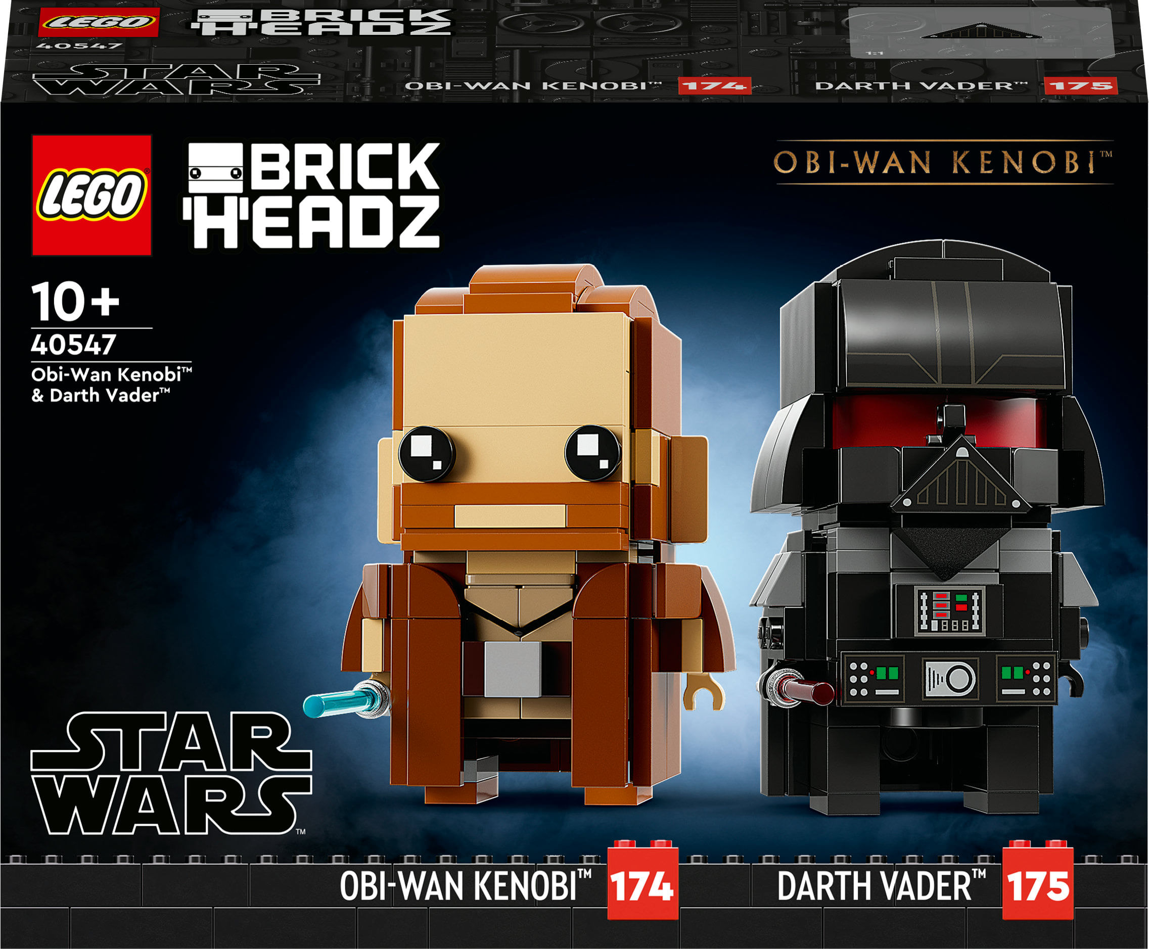 Lego Obi-Wan Kenobi e Darth Vader - Lego Brick Headz 40547 LEGO 40547 gioco di costruzione