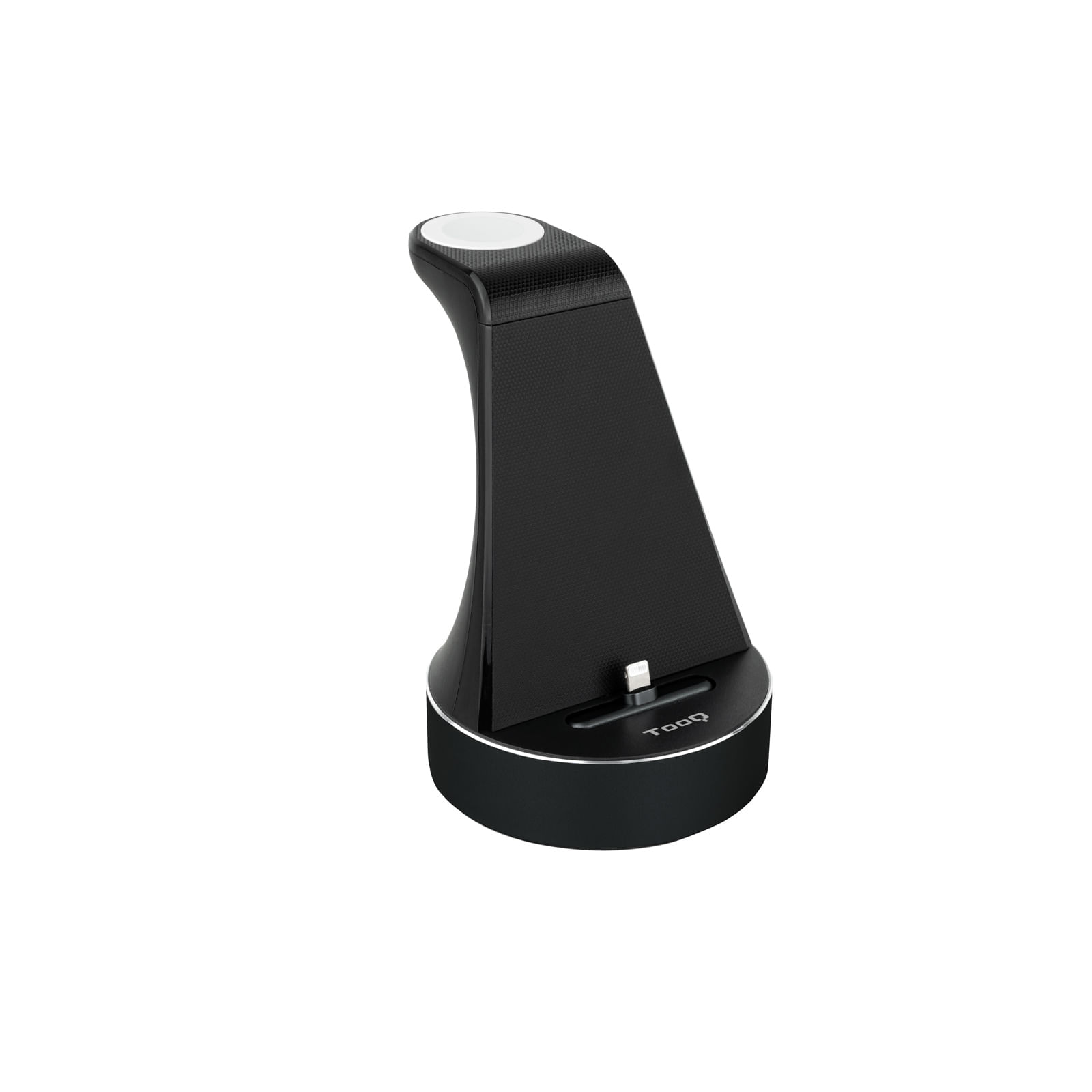 TooQ TQCD02L Caricabatterie per dispositivi mobili Smartphone, Orologio intelligente Nero USB Carica wireless Ricarica rapida Interno