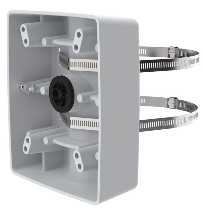 Axis t91b57 supporto per palo 100-410mm bianco regolabile ik10 alluminio Axis 01470-001 security cameras mounts & housings Monte