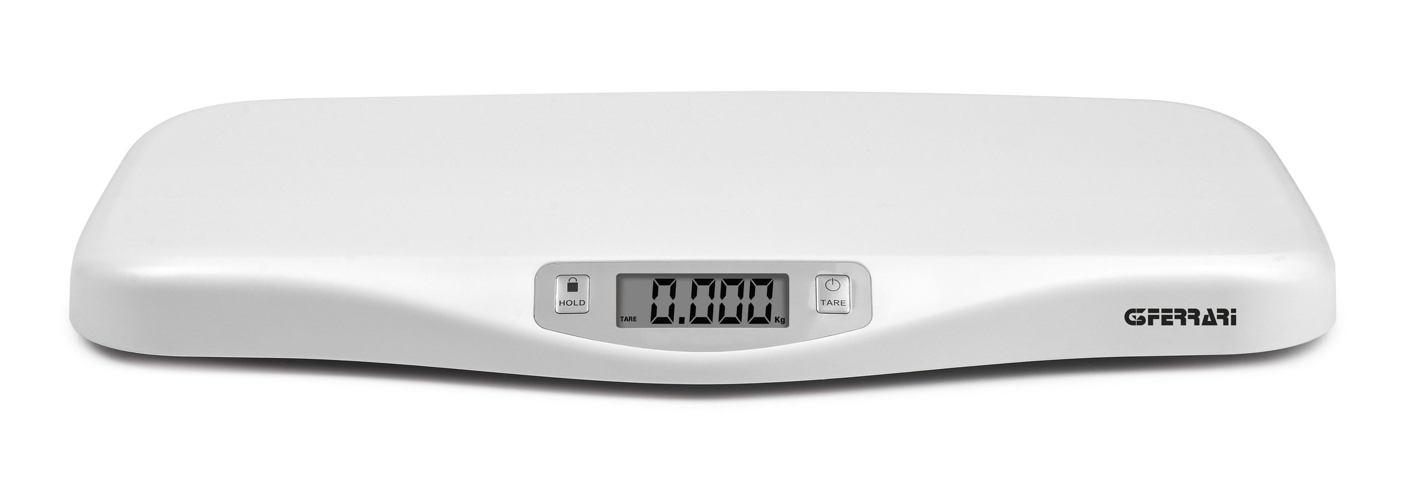 G3 ferrari g30021 crescobene bilancia pesa bimbi, 5 gr/ 20 kg, display lcd, funzione di blocco pesata, bianco G3 Ferrari Crescobene bilancia per bambi