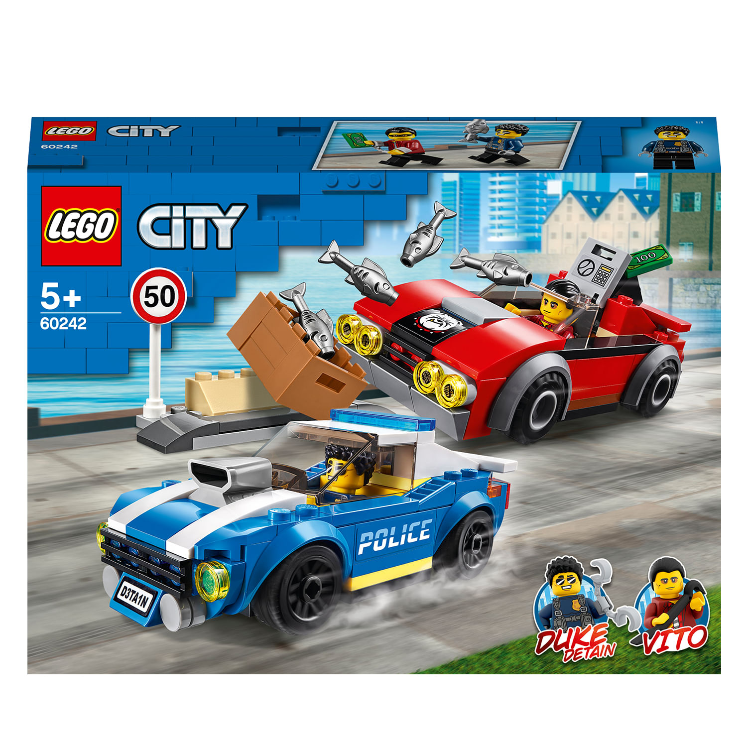 Lego Arresto su strada della polizia - Lego City 60242