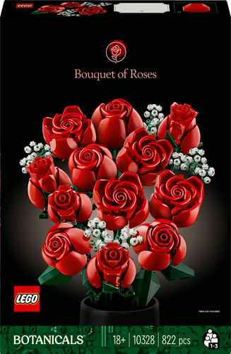 LEGO Icons Bouquet di Rose - Set di Fiori Finti da Costruire LEGO Bouquet di rose