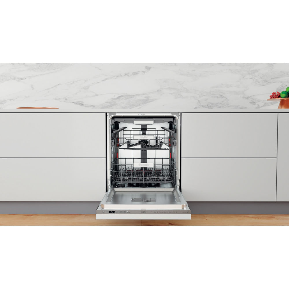 Whirlpool lavastoviglie da incasso wio 3o41 pl 60cm 14 coperti a scomparsa totale Whirlpool Lavastoviglie da Incasso WIO 3O41 PL