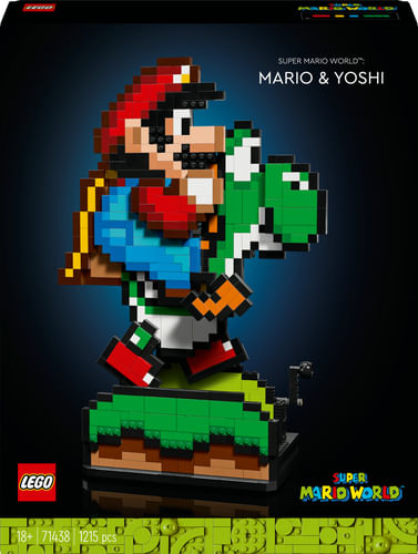 Lego Set di Costruzioni Lego Super Mario World Mario and Yoshi LEGO Super Mario World : Mario e Yoshi