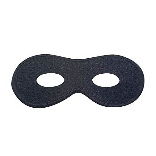 W Widmann Milano Party Fashion WIDMANN 64051 widmann maschera domino nera 1/2 viso pulcinella WIDMANN Domino Phantom Nero