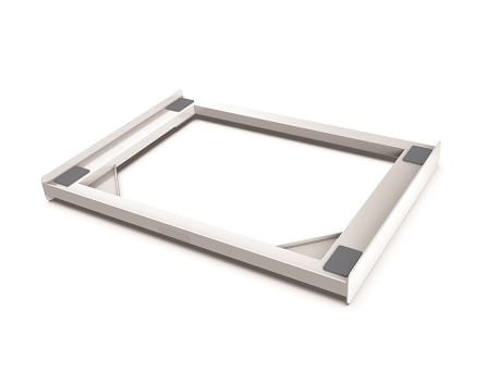 Meliconi Base Torre Slim L45 Kit di Sovrapposizione in Tecnopolimero per Lavatrice e Asciugatrice Slim Bianco Meliconi Base Torre Slim L45 accessorio