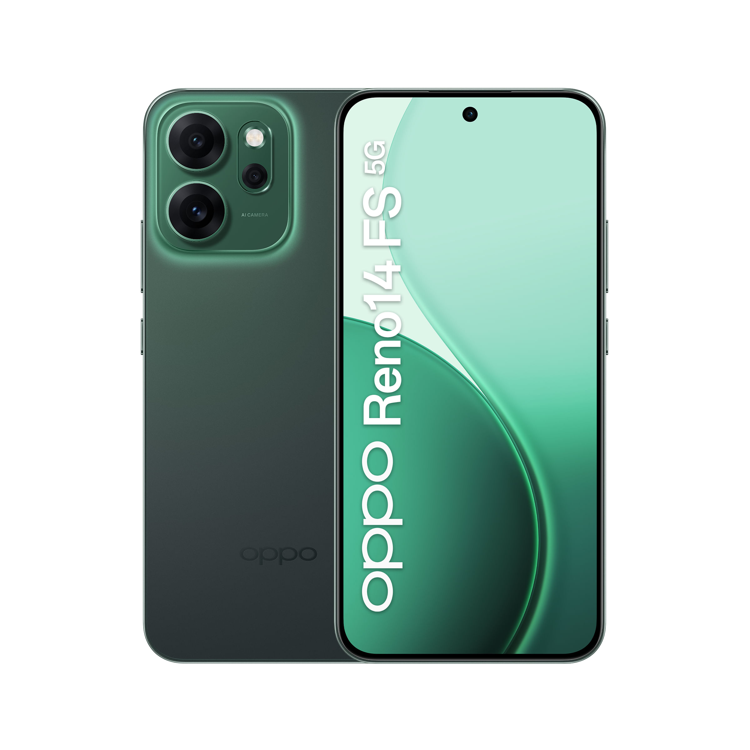 OPPO Reno14 FS 5G 16,7 cm (6.57") Doppia SIM Android 15 USB tipo-C 12 GB 512 GB 6000 mAh Verde Smartphone Oppo 110010235556 Octa Core 12 GB RAM 512 GB