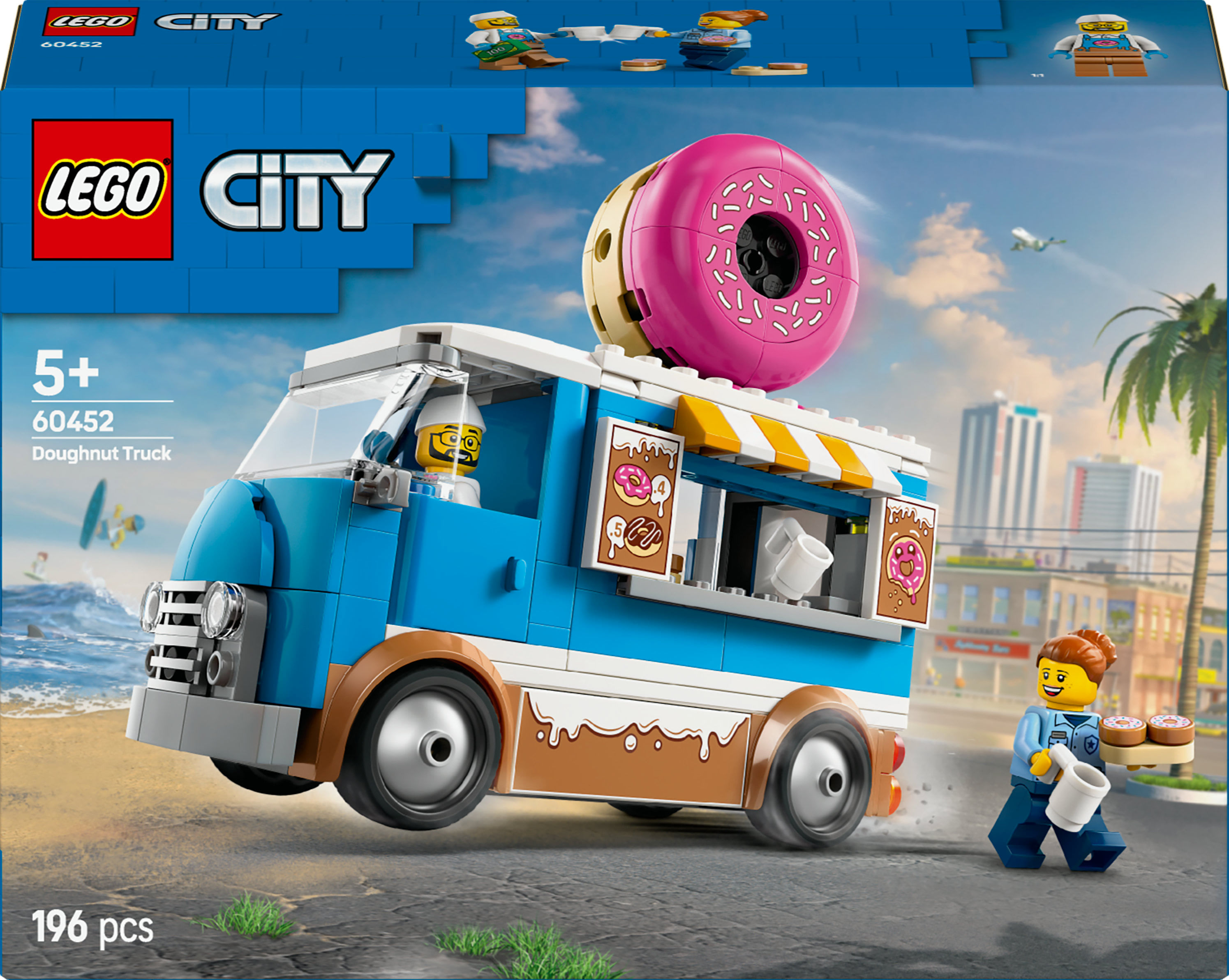 Lego Furgone delle ciambelle - Lego City 60452 Lego City Furgone Delle Ciambelle 60452