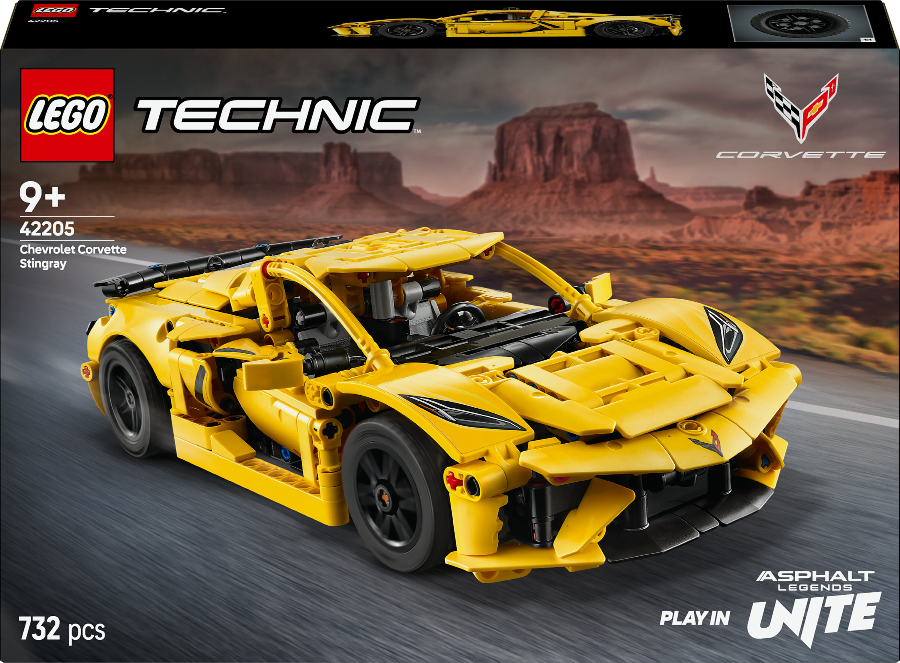 Lego Chevrolet Corvette Stingray - Lego Technic 42205 LEGO Chevrolet Corvette Stingray