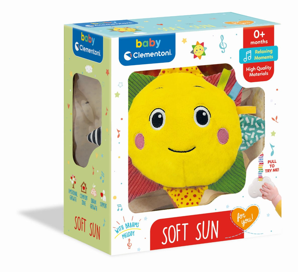 Clementoni Soft Sun Musicale Carillon Neonato 17795 Clementoni 17795 peluche